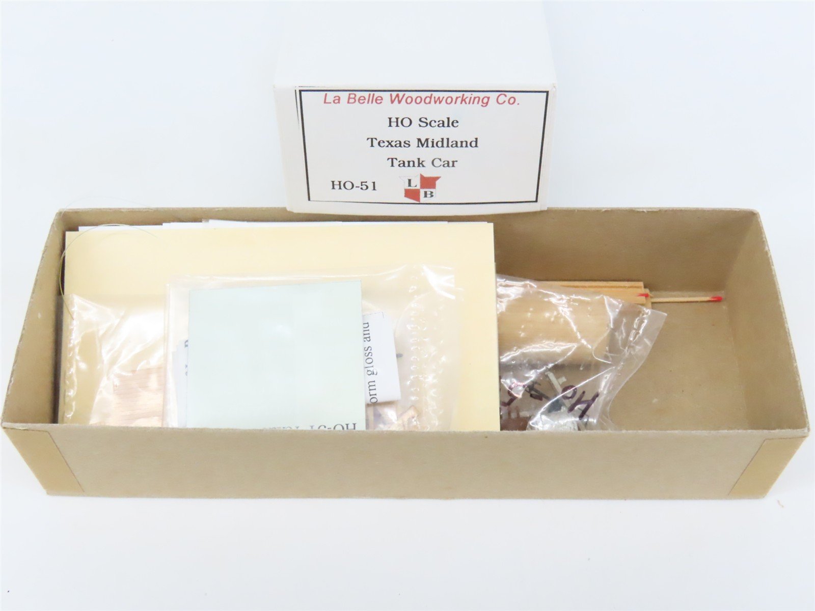 HO Scale La Belle Kit HO-51 TMRR Texas Midland Railroad Tank Car #542