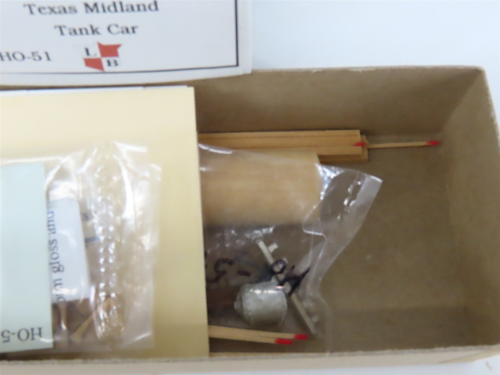HO Scale La Belle Kit HO-51 TMRR Texas Midland Railroad Tank Car #542