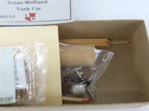 HO Scale La Belle Kit HO-51 TMRR Texas Midland Railroad Tank Car #542