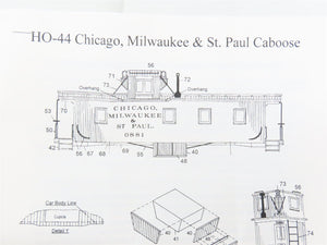 HO Scale La Belle Kit HO-44 CM&StP Chicago Milwaukee & St Paul Railroad Caboose