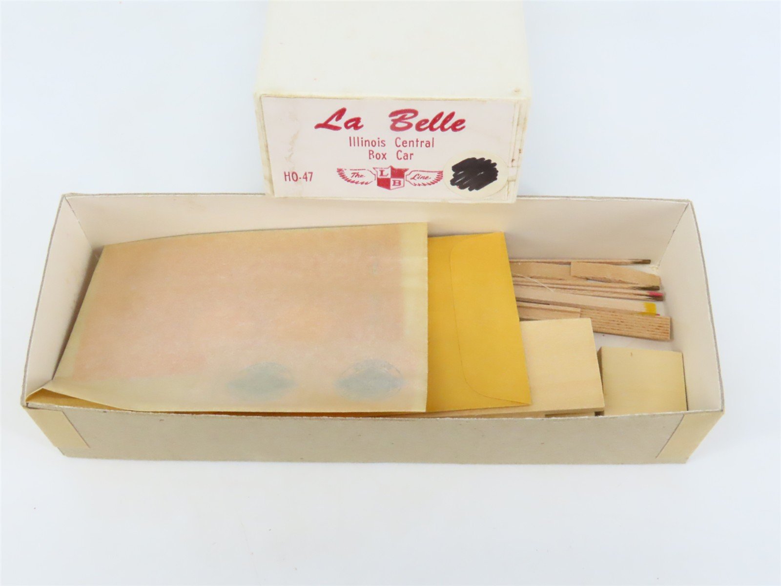 HO Scale La Belle Kit HO-47 ICRR Illinois Central Railroad Box Car #20603