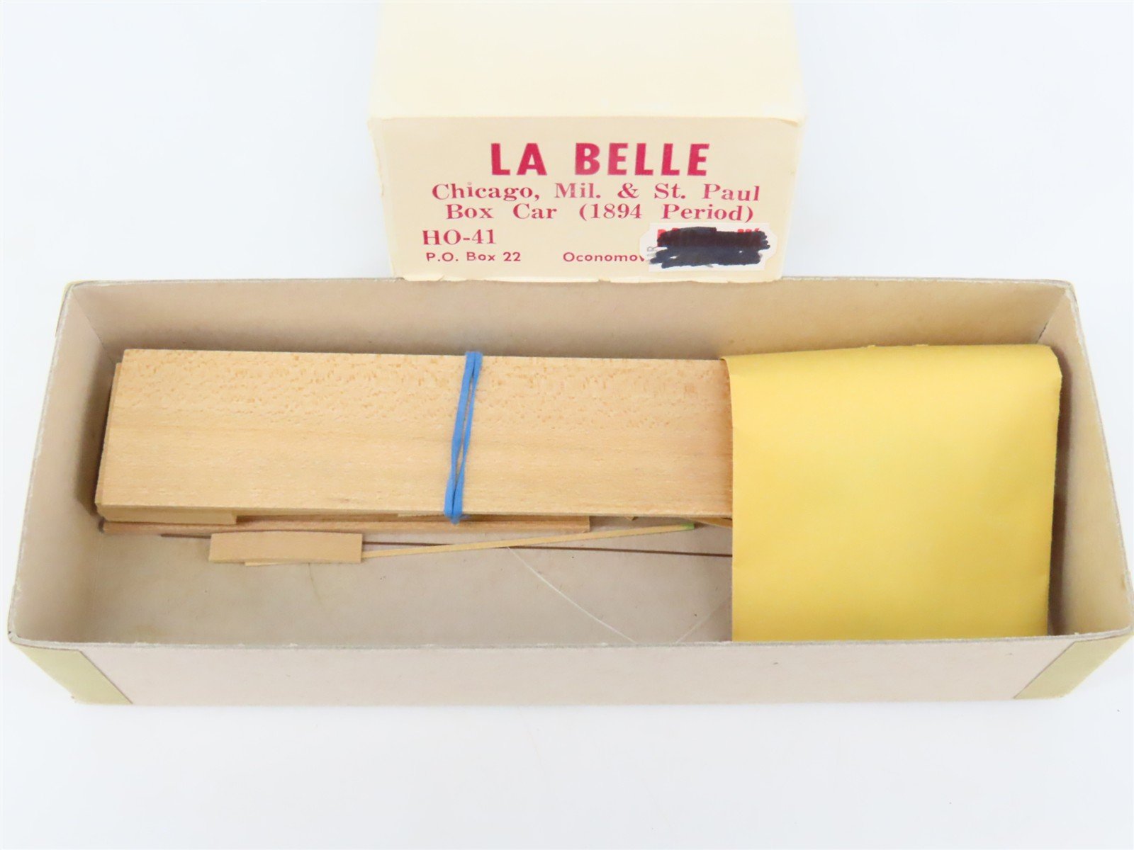 HO Scale La Belle Kit HO-41 CM&StP Chicago Milwaukee & St Paul Box Car #74530