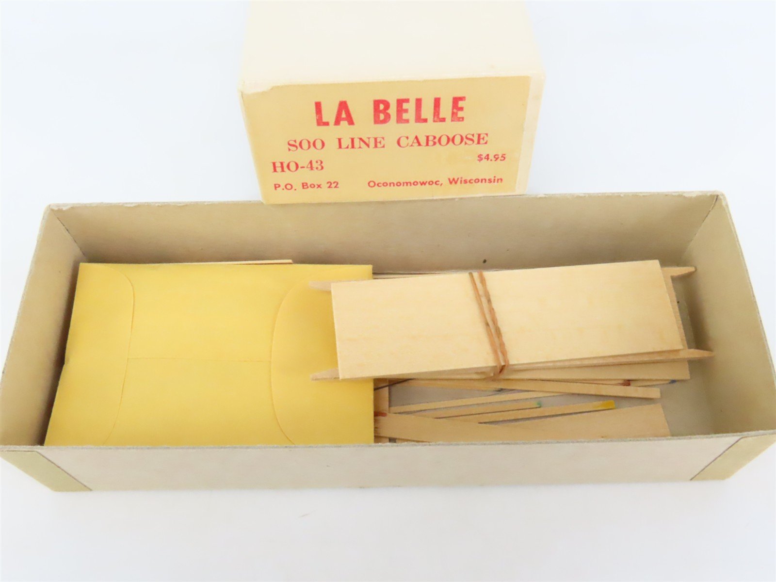 HO Scale La Belle Kit HO-43 SOO Line Caboose #105