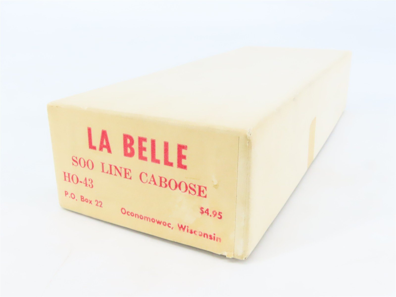 HO Scale La Belle Kit HO-43 SOO Line Caboose #105