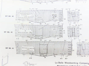 HO Scale La Belle Kit HO-42 CM&StP Chicago & Milwaukee St Paul Box Car #39930