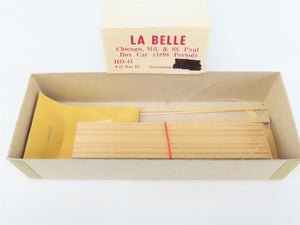 HO Scale La Belle Kit HO-41 CM&StP Chicago Milwaukee & St Paul Box Car #74530