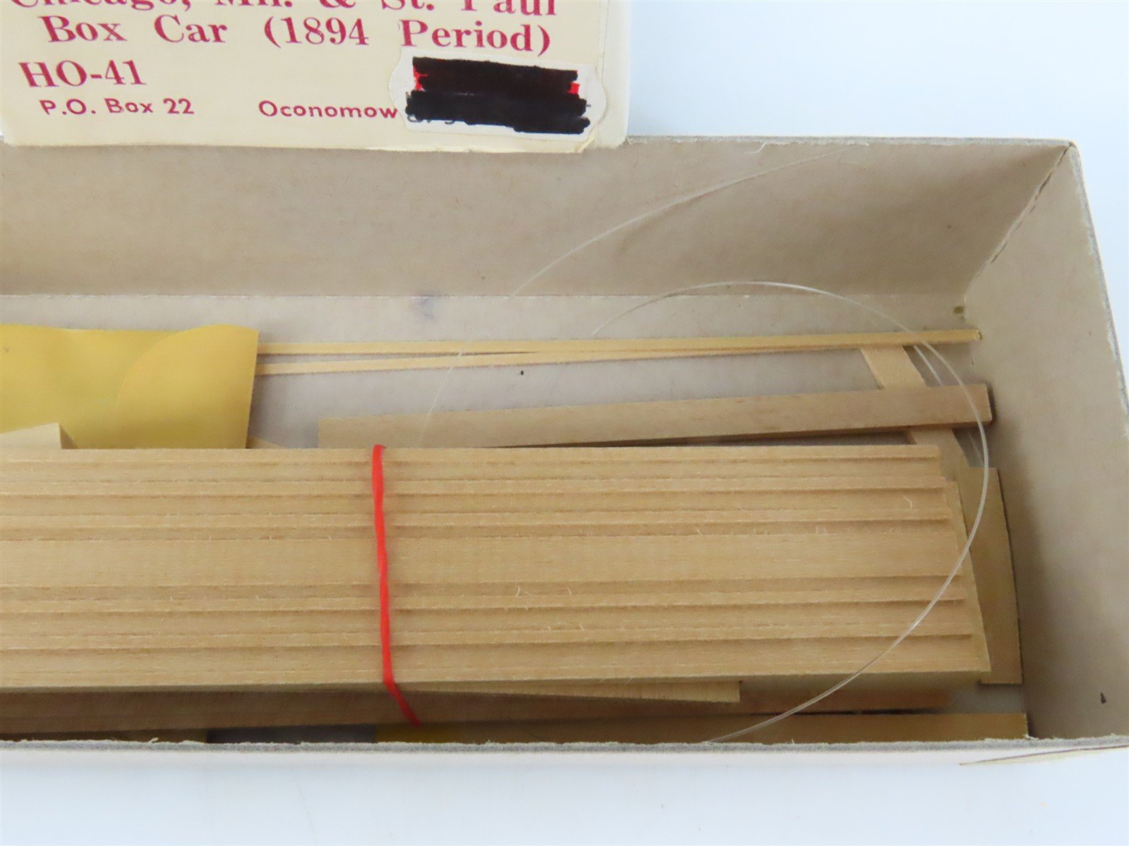 HO Scale La Belle Kit HO-41 CM&StP Chicago Milwaukee & St Paul Box Car #74530