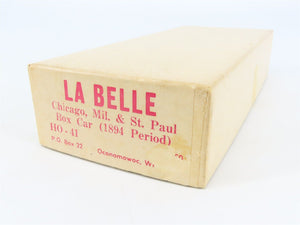 HO Scale La Belle Kit HO-41 CM&StP Chicago Milwaukee & St Paul Box Car #74530