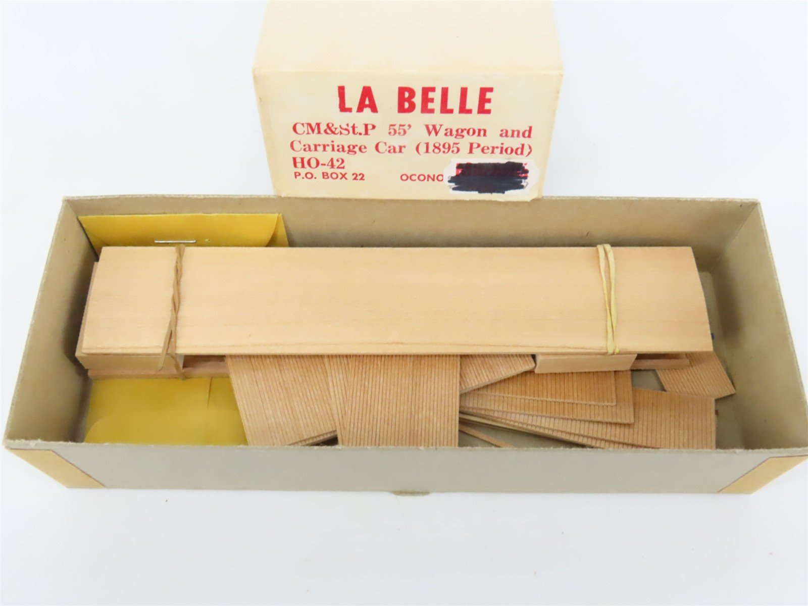 HO Scale La Belle Kit HO-42 CM&StP Chicago Milwaukee & St Paul Box Car #39930