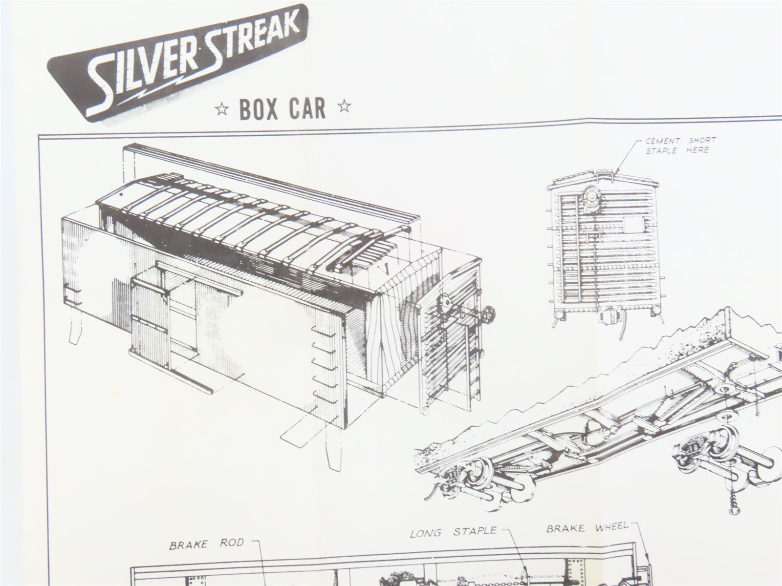 HO Scale Silver Streak Kit S210-395 M&StL Minneapolis & St Louis Box Car #50468