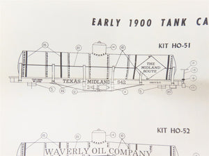 HO Scale La Belle Kit HO-51 TMRR Texas Midland Railroad Tank Car #542