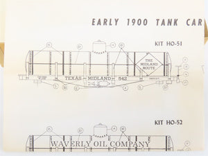 HO Scale La Belle Kit HO-51 TMRR Texas Midland Railroad Tank Car #542