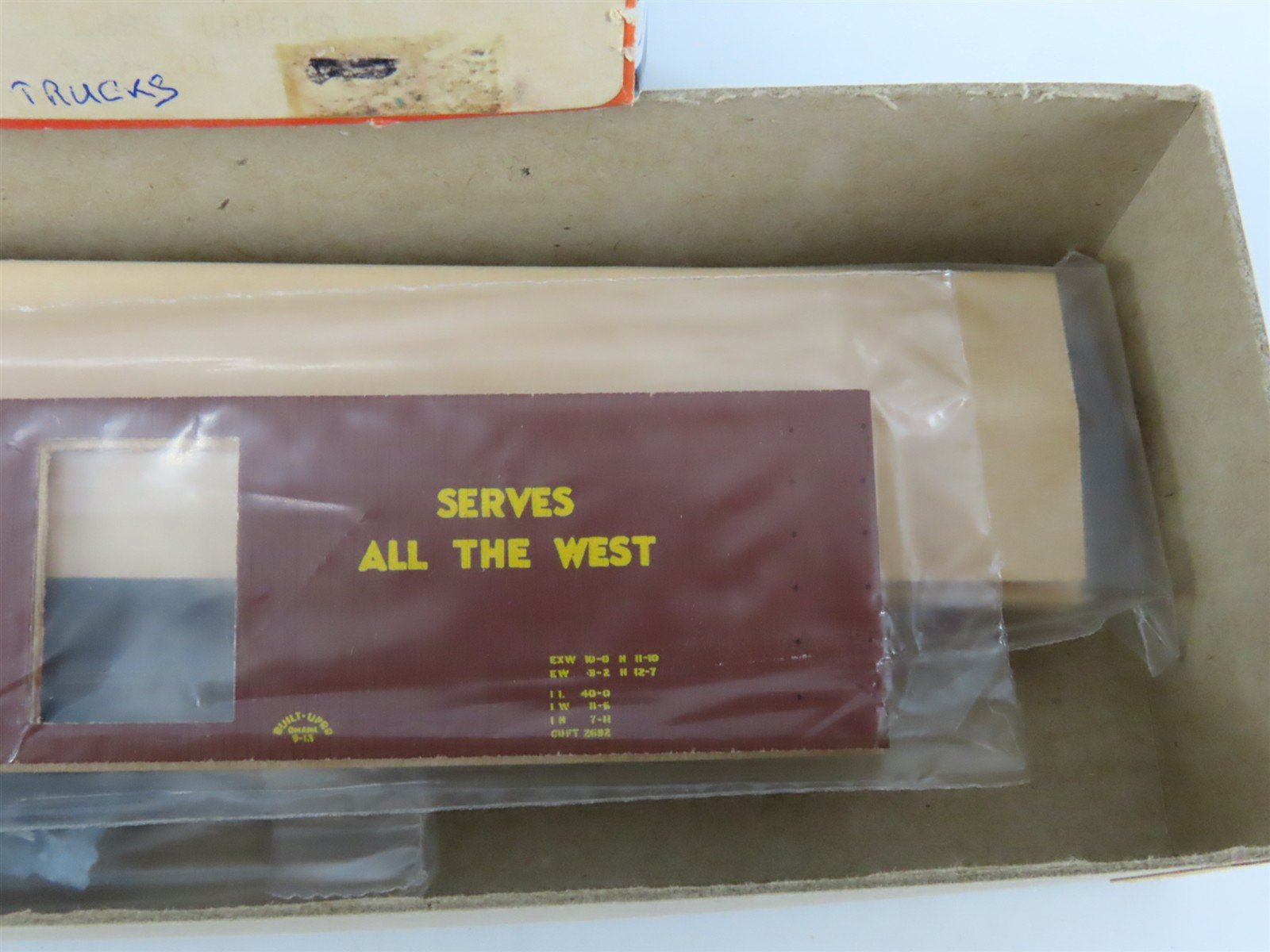HO Scale Silver Streak Kit 929-201 UP Union Pacific Railroad Box Car #71991