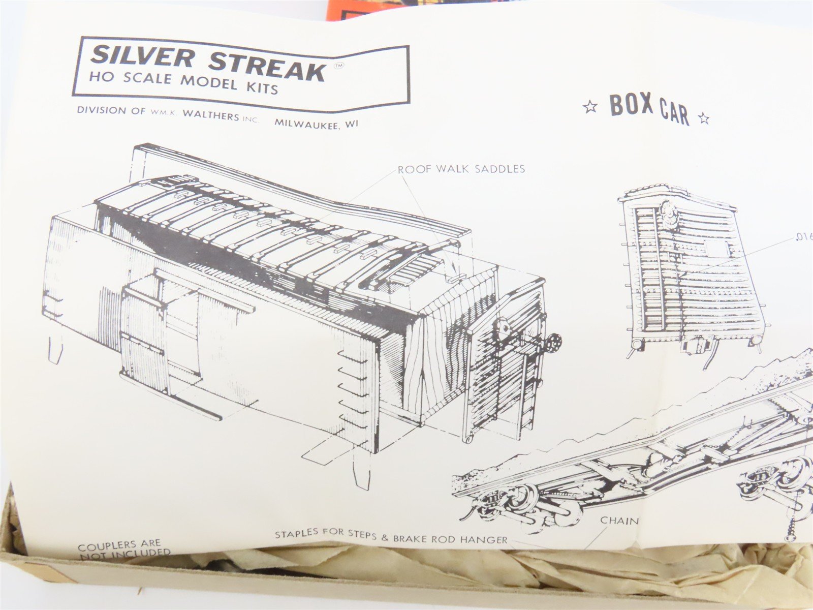 HO Scale Silver Streak Kit 929-201 UP Union Pacific Railroad Box Car #71991