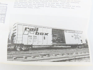 HO Scale Quality Craft Models Kit 330 RBOX Railbox Box Car