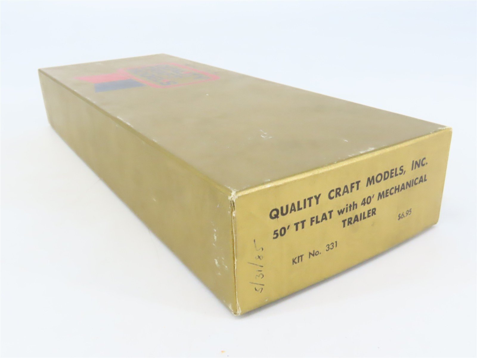 HO Scale Quality Craft Models Kit 331 TTX Weis Markets 50' Flat Car w/ Trailer