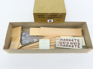 HO Scale Quality Craft Models Kit 331 TTX Weis Markets 50' Flat Car w/ Trailer