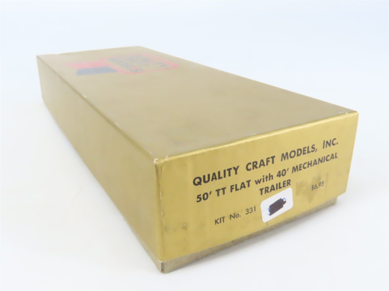 HO Scale Quality Craft Models Kit 331 TTX Weis Markets 50' Flat Car w/ Trailer