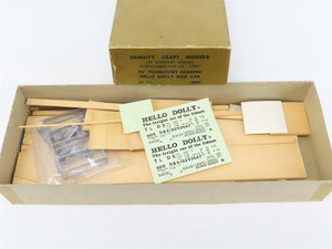 HO Scale Quality Craft Models Kit T-4 TLDX Hello Dolly 70' Box Car #600