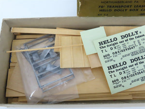 HO Scale Quality Craft Models Kit T-4 TLDX Hello Dolly 70' Box Car #600