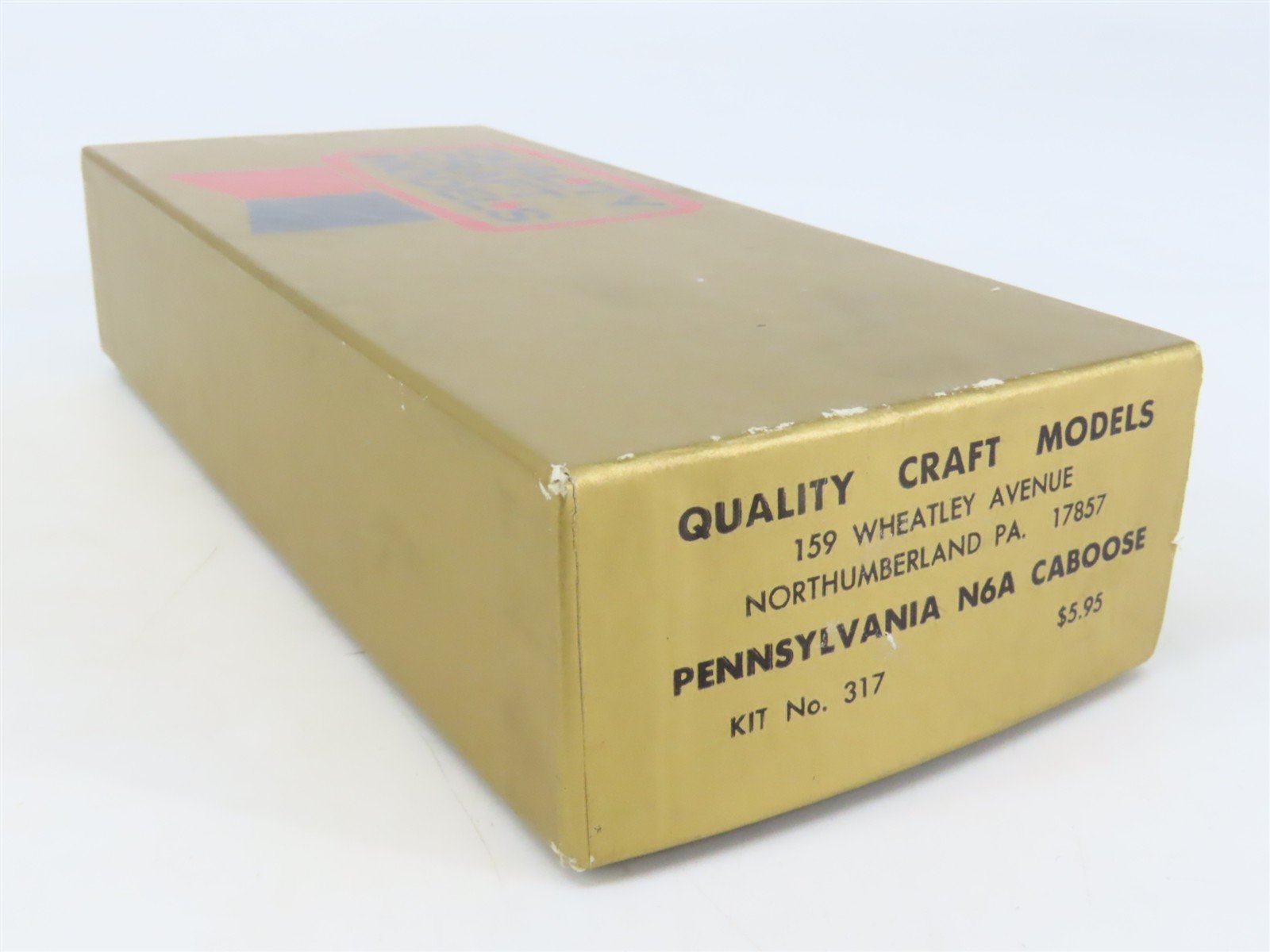 HO Scale Quality Craft Models Kit 317 PRR Pennsylvania Railroad Caboose #34