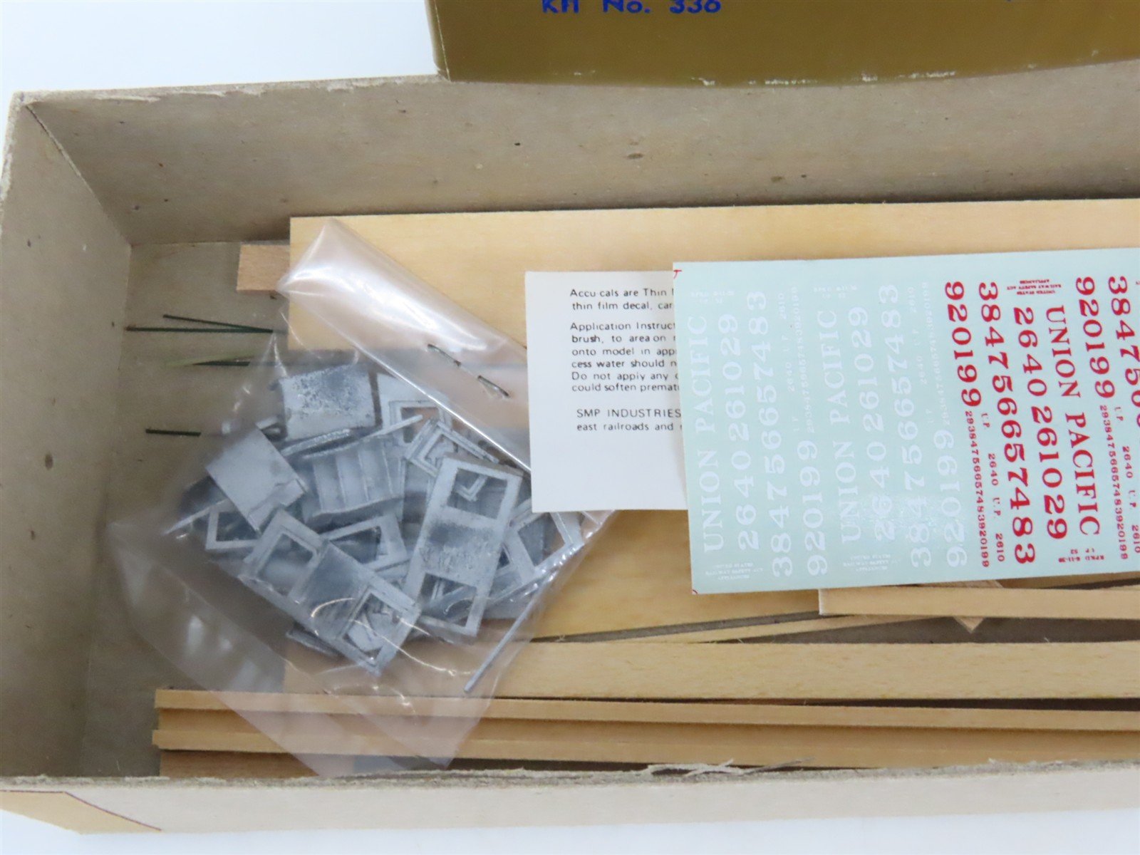 HO Scale Quality Craft Models Kit 336 UP Union Pacific Railroad Caboose