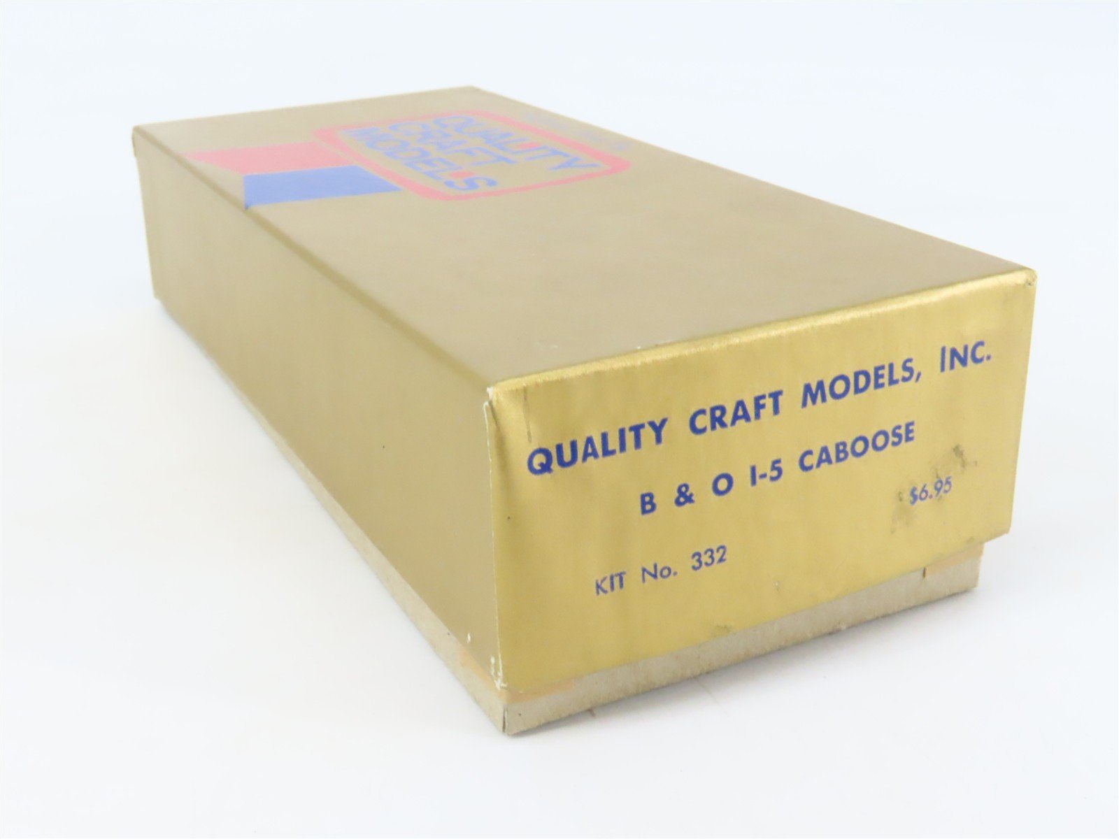 HO Scale Quality Craft Models Kit 332 B&O Baltimore & Ohio Railroad Caboose