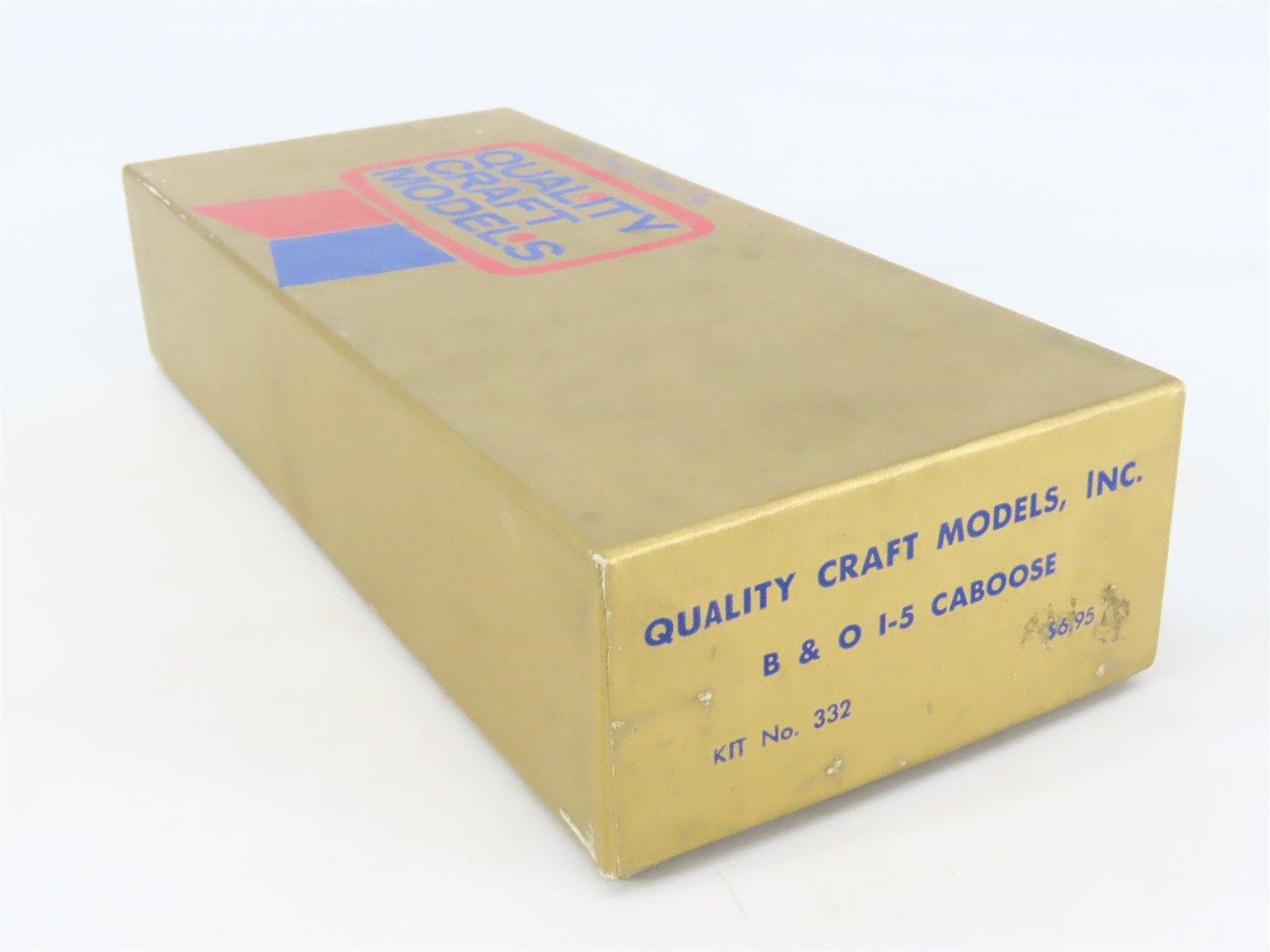 HO Scale Quality Craft Models Kit 332 B&O Baltimore & Ohio Railroad Caboose