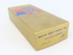 HO Scale Quality Craft Models Kit 332 B&O Baltimore & Ohio Railroad Caboose