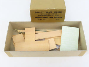 HO Scale Quality Craft Models Kit 317 PRR Pennsylvania Railroad Caboose