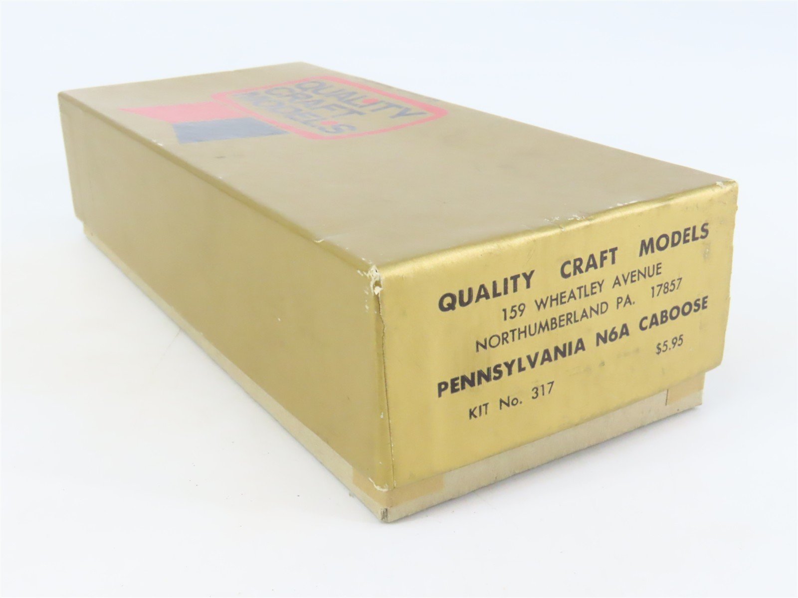 HO Scale Quality Craft Models Kit 317 PRR Pennsylvania Railroad Caboose