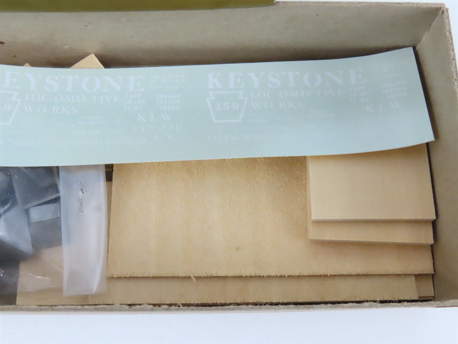 HO Scale Quality Craft Models Kit 360 KLW Keystone Locomotive Works Hopper #159