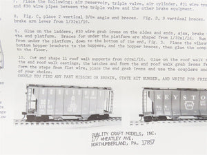HO Scale Quality Craft Models Kit 360 KLW Keystone Locomotive Works Hopper #159