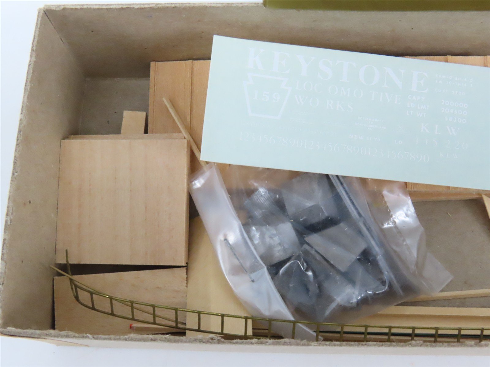 HO Scale Quality Craft Models Kit 360 KLW Keystone Locomotive Works Hopper #159