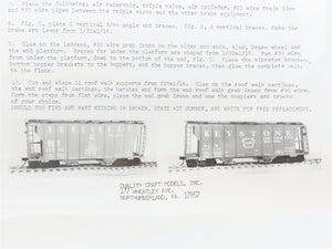 HO Scale Quality Craft Models Kit 360 KLW Keystone Locomotive Works Hopper #159