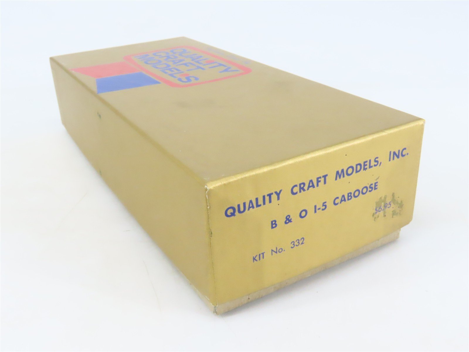 HO Scale Quality Craft Models Kit 332 B&O Baltimore & Ohio Railroad Caboose