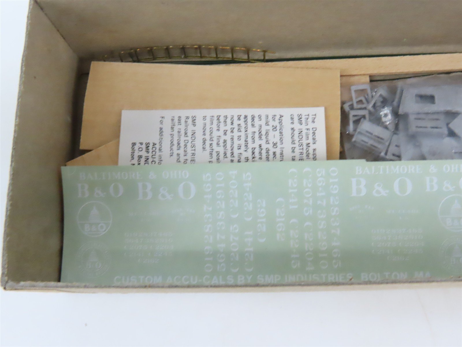 HO Scale Quality Craft Models Kit 332 B&O Baltimore & Ohio Railroad Caboose