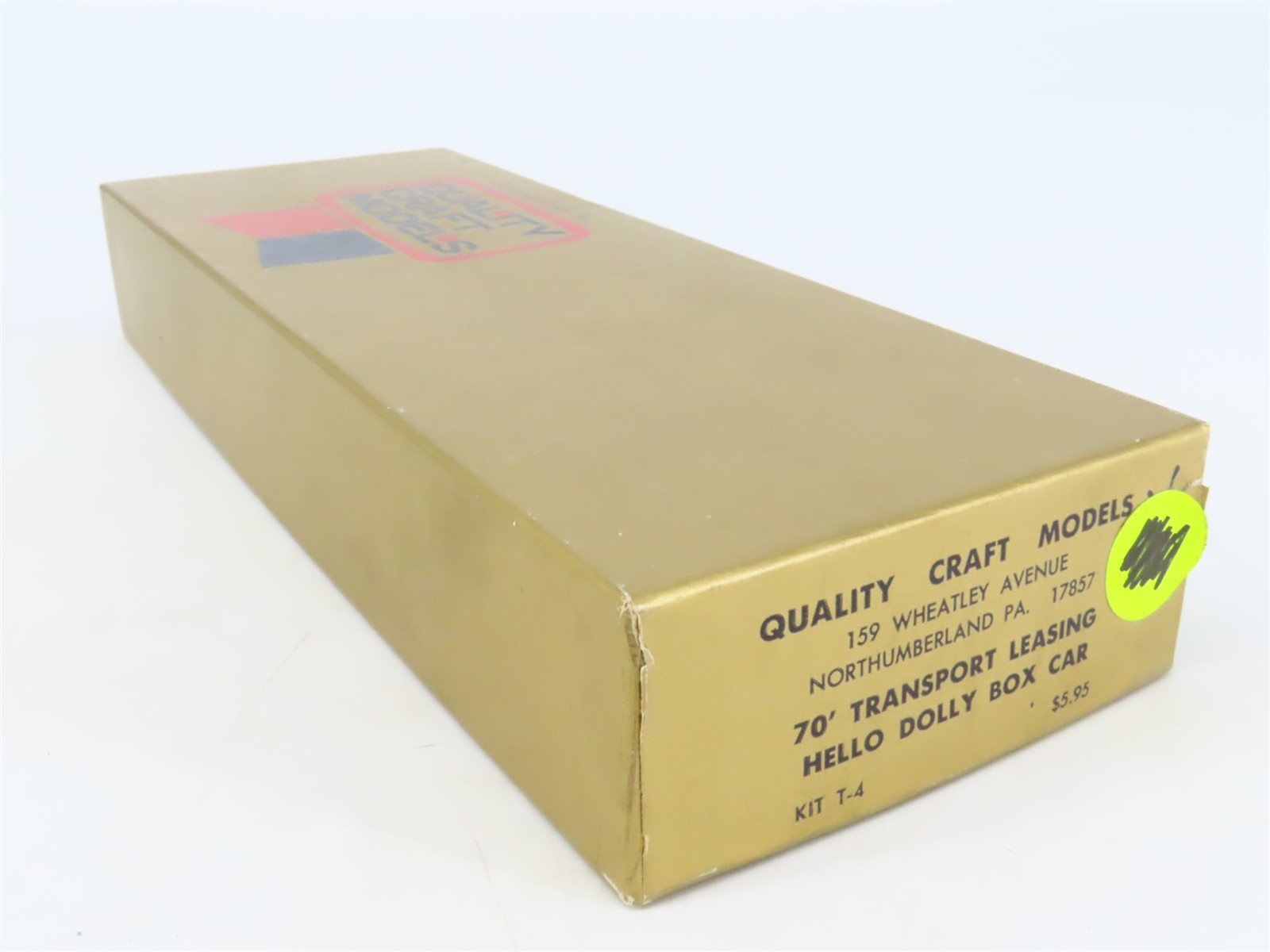 HO Scale Quality Craft Models Kit T-4 TLDX Hello Dolly 70' Box Car #60008