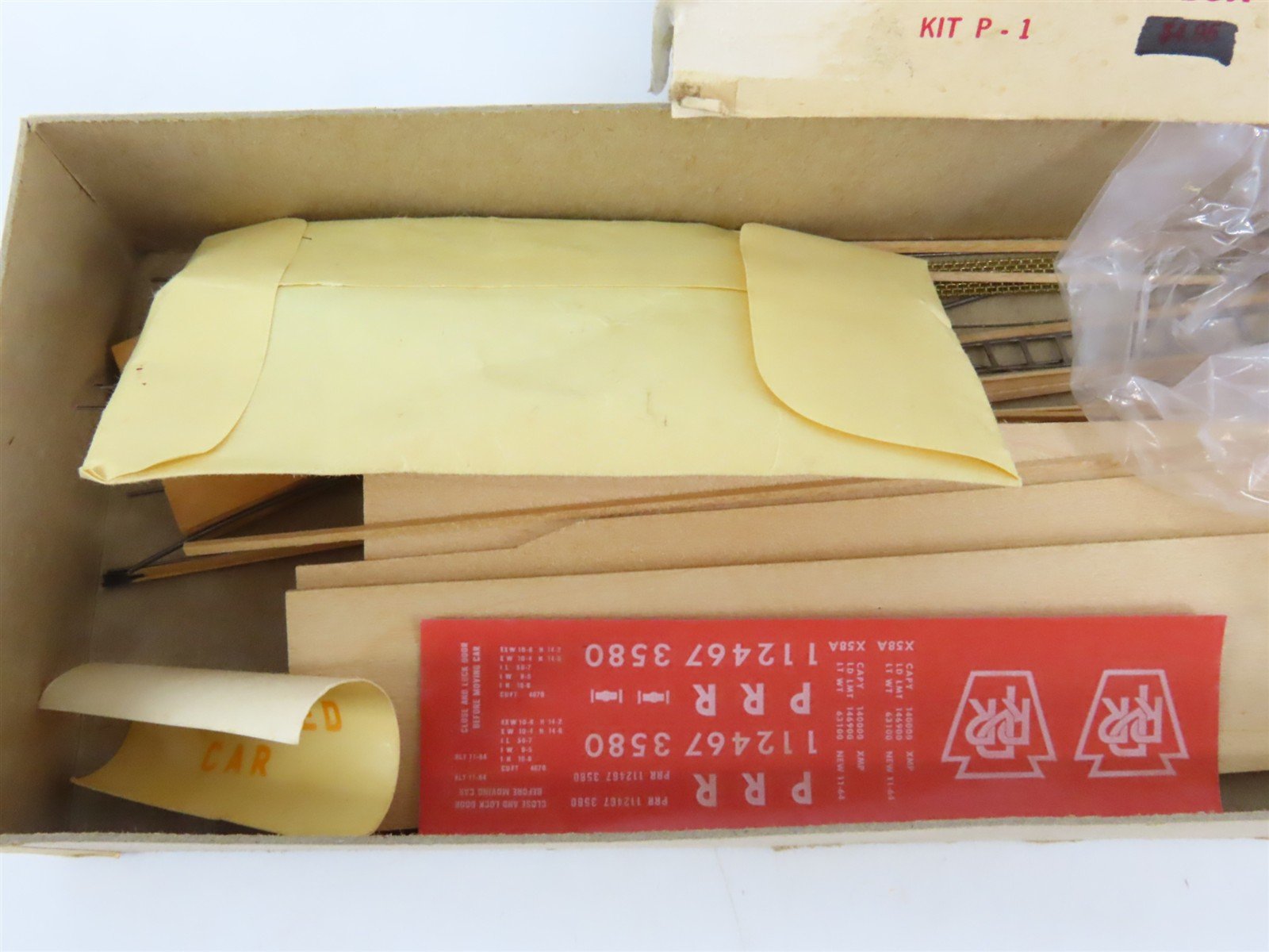HO Scale Quality Craft Models Kit P-1 PRR Pennsylvania Railroad 50' Box Car