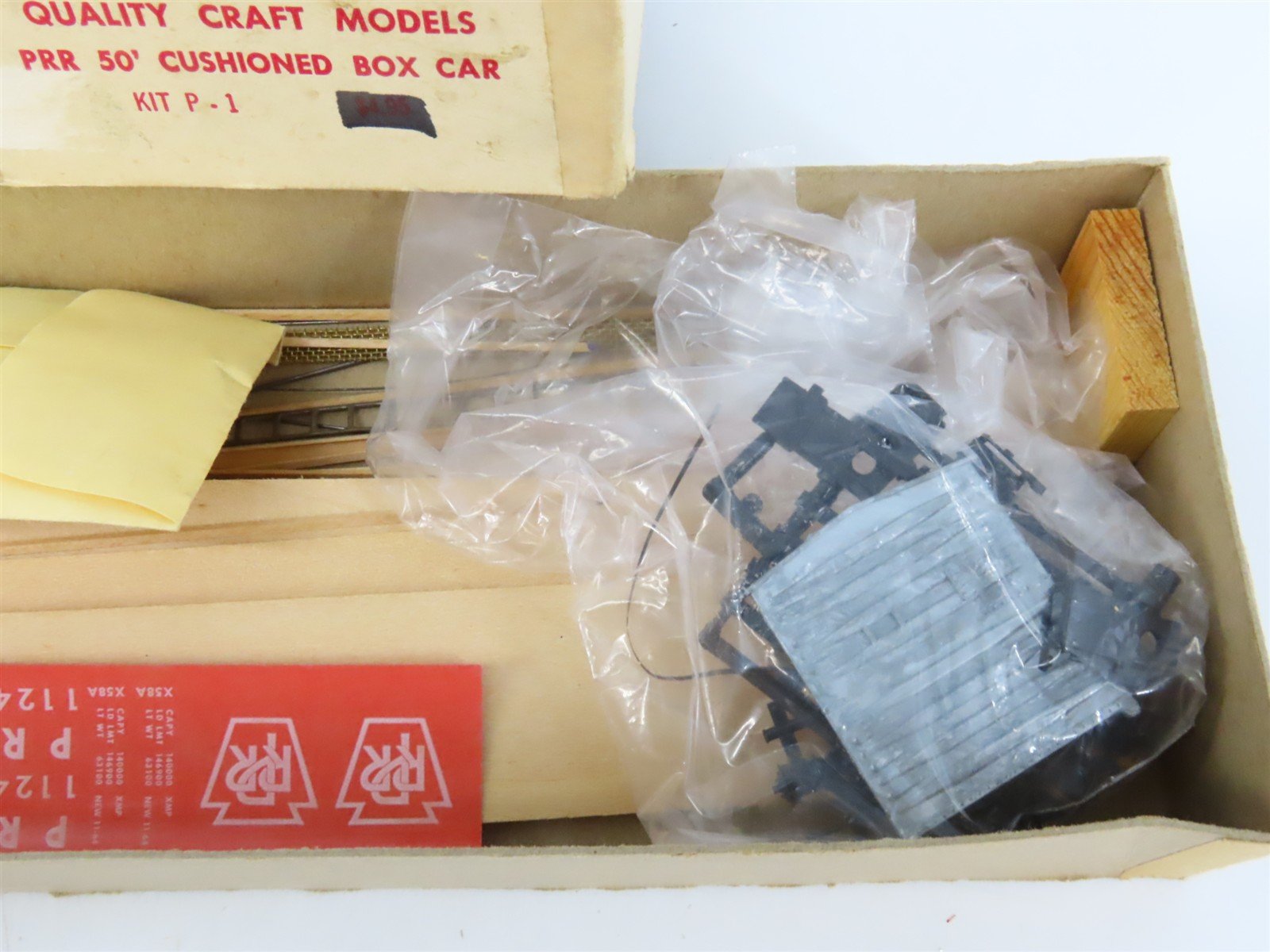 HO Scale Quality Craft Models Kit P-1 PRR Pennsylvania Railroad 50' Box Car