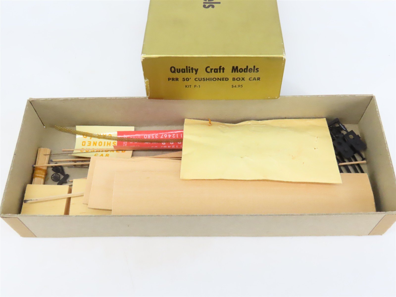 HO Scale Quality Craft Models Kit P-1 PRR Pennsylvania Railroad 50' Box Car
