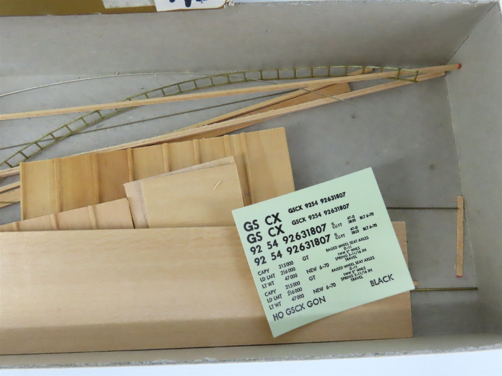 HO Scale Quality Craft Models Kit C-2 GSCX 50' Unit Train Rotary Coal Gondola