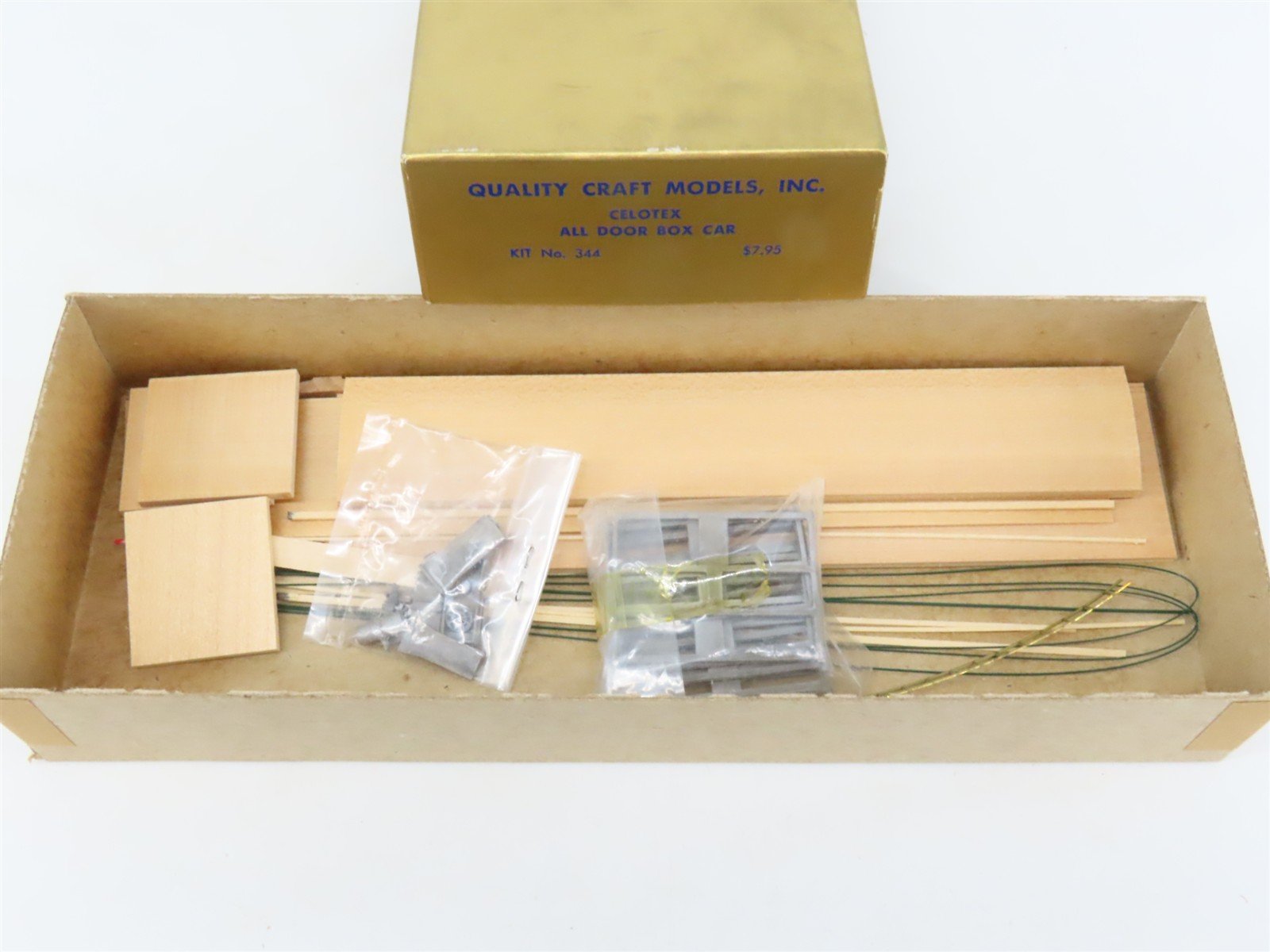 HO Scale Quality Craft Models Kit 344 LUNX Celotex All Door Box Car