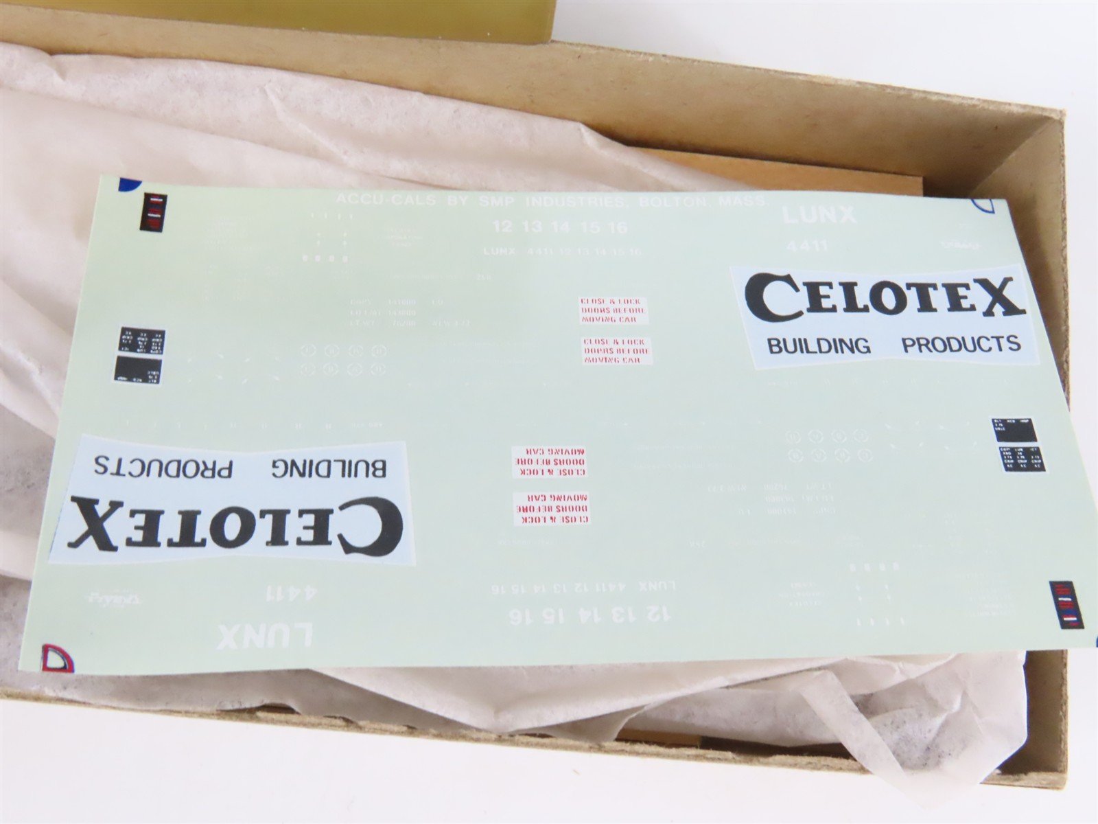 HO Scale Quality Craft Models Kit 344 LUNX Celotex All Door Box Car