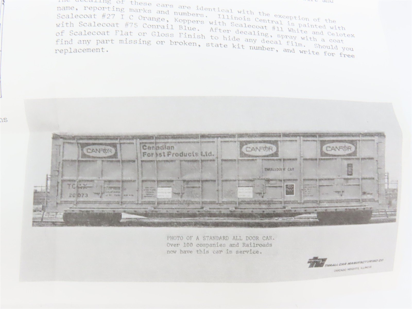HO Scale Quality Craft Models Kit 344 LUNX Celotex All Door Box Car
