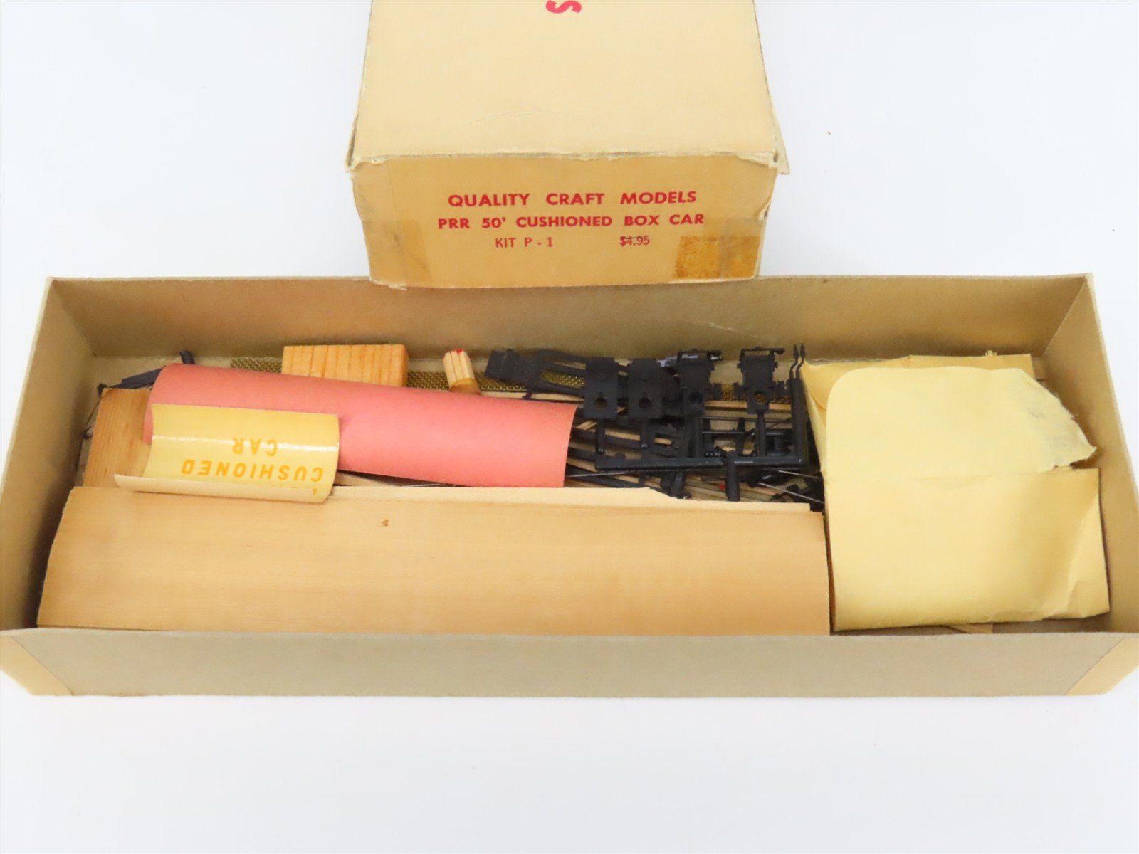 HO Scale Quality Craft Models Kit P-1 PRR Pennsylvania Railroad 50' Box Car