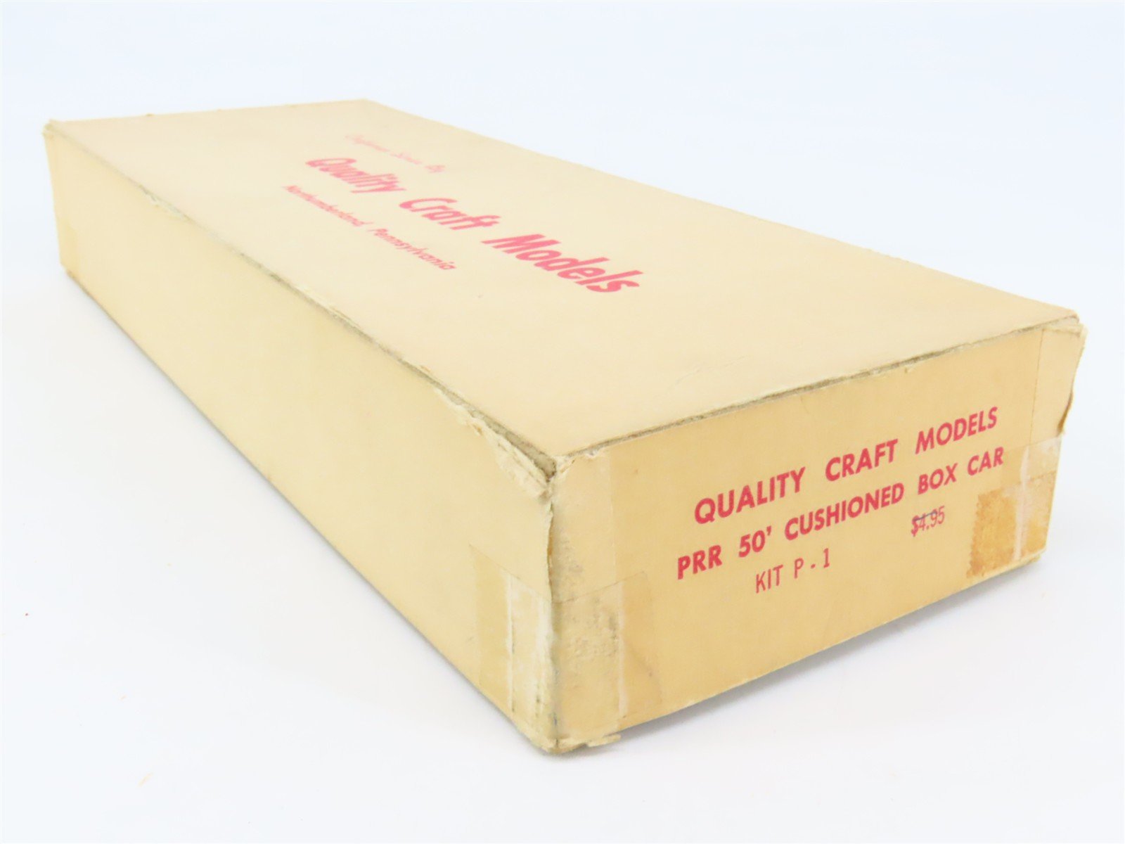 HO Scale Quality Craft Models Kit P-1 PRR Pennsylvania Railroad 50' Box Car