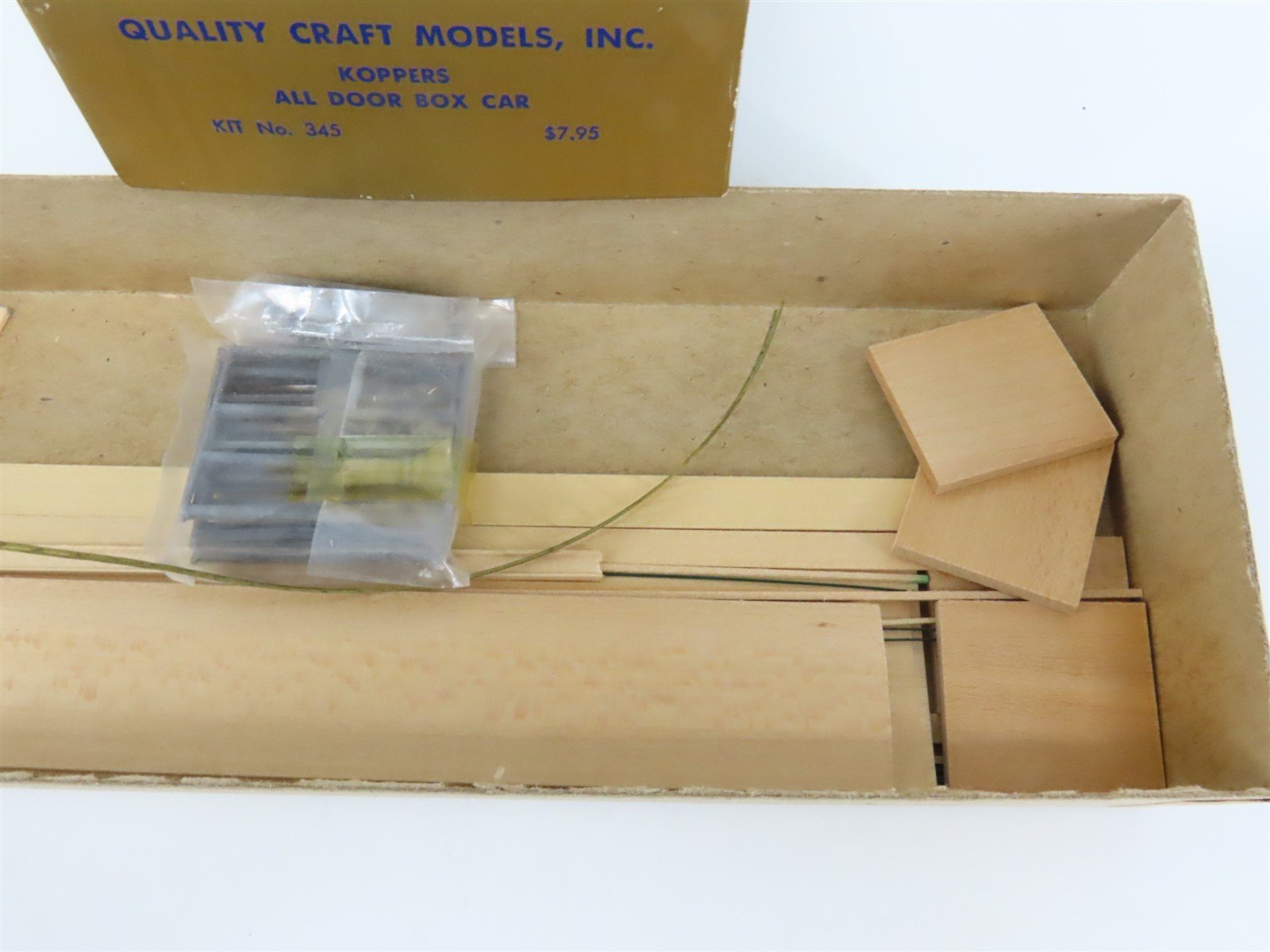 HO Scale Quality Craft Models Kit 345 KFPX Koppers All Door Box Car #100