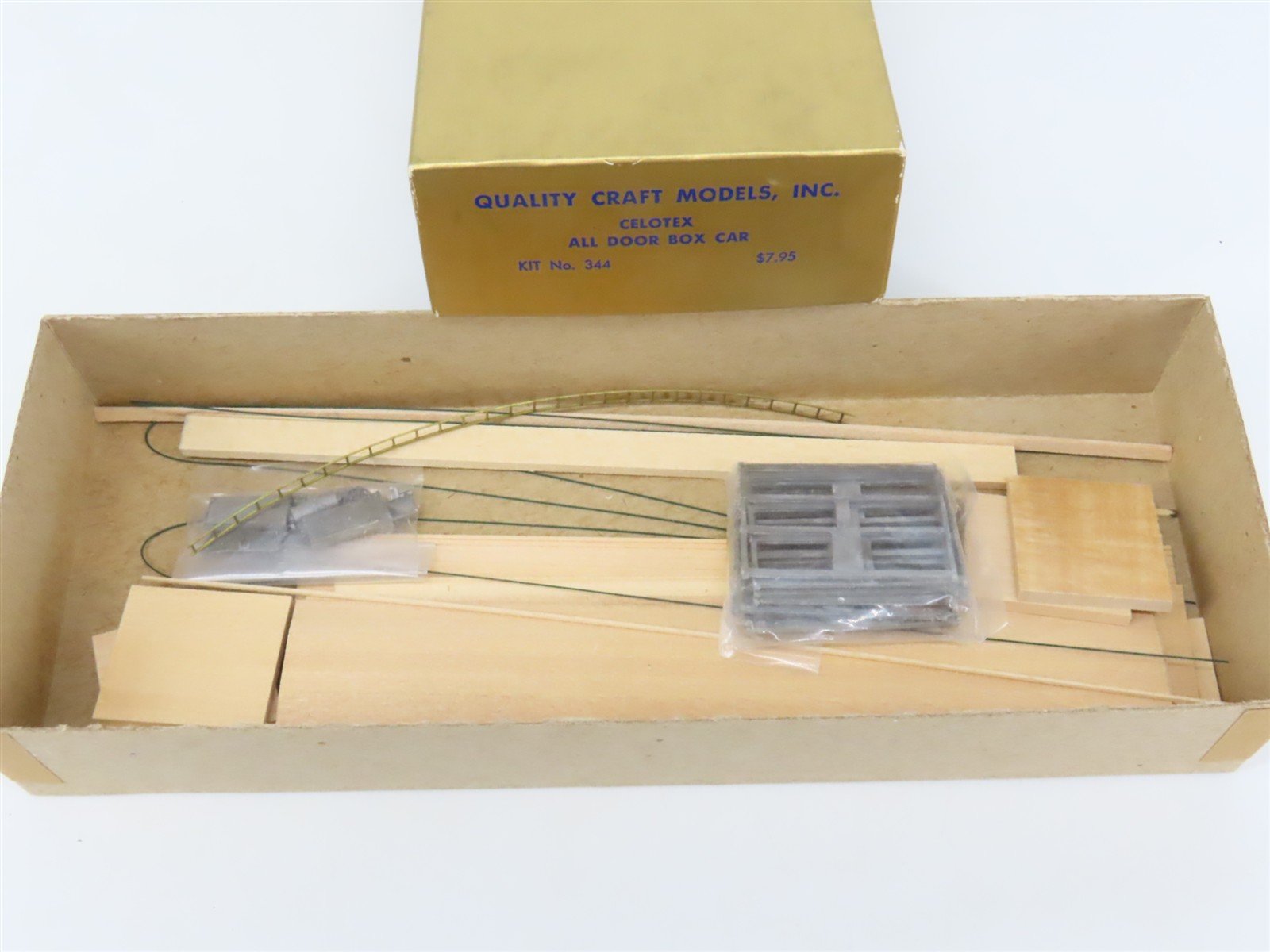 HO Scale Quality Craft Models Kit 344 LUNX Celotex All Door Box Car #4411
