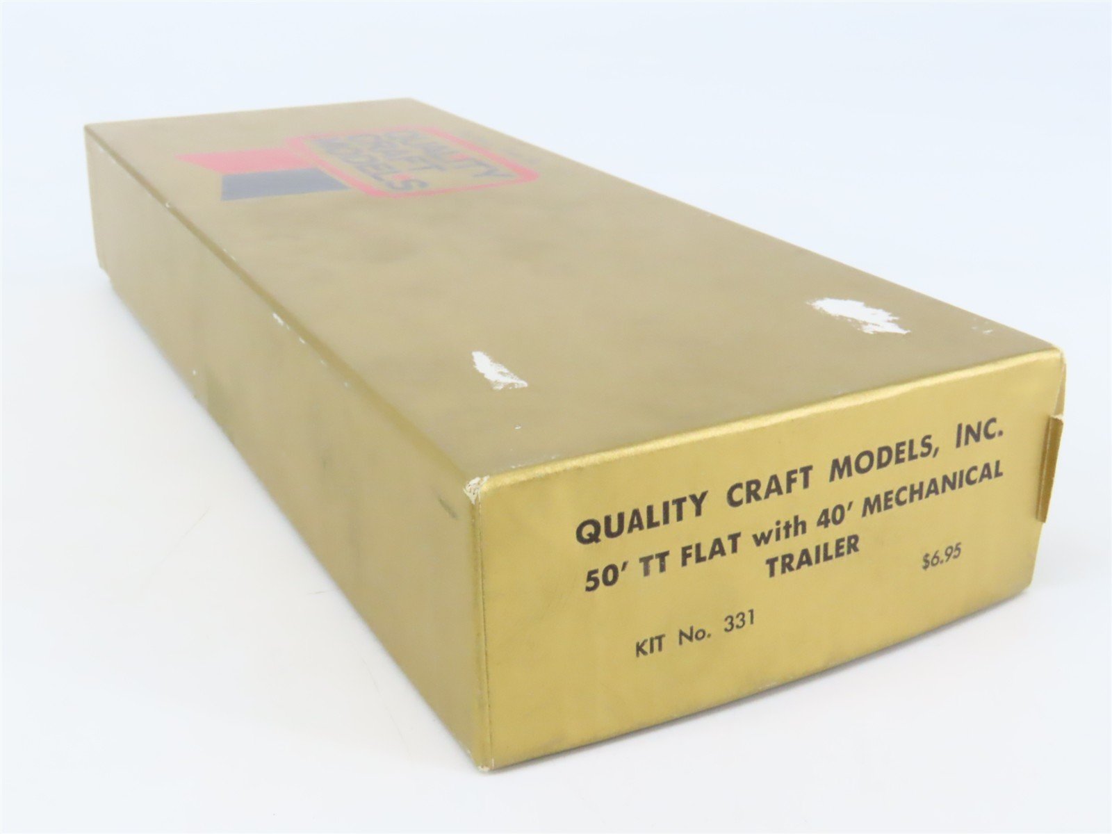 HO Scale Quality Craft Models Kit 331 TTX Weis Markets 50' Flat Car w/ Trailer